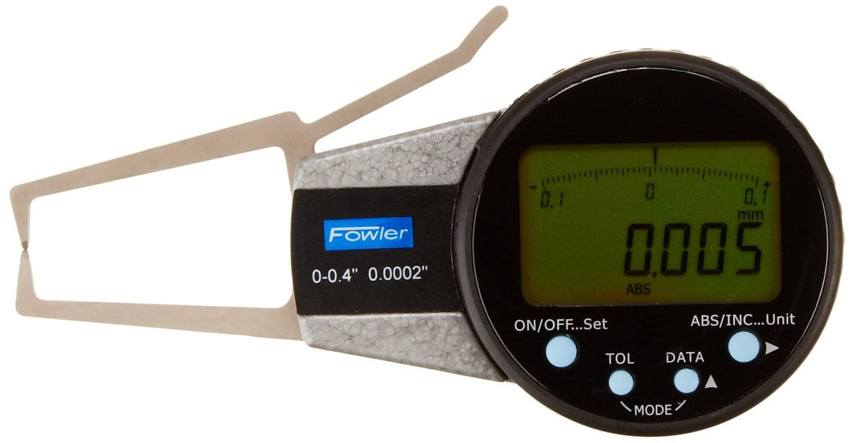 External Electronic Caliper Gage, 0-0.400x22 Measuring Range H213