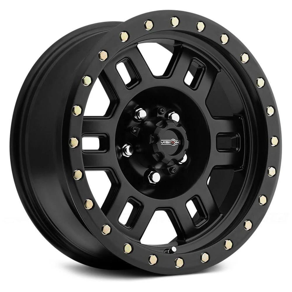 Matte Black 18x9 5x5.5 5.7BS Wheel F505727