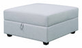 Grey Storage Ottoman M7046